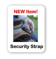 Security strap for riding
